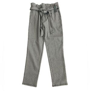 Sky Plus Black and White Slim Fit Pants